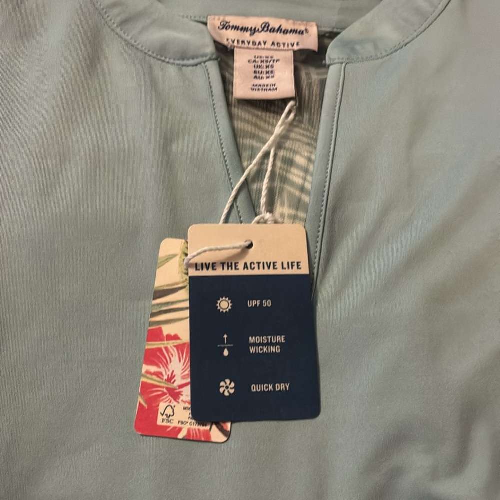 NWT Tommy Bahamas Everyday Active 2 Pc Golf Set. V -Neck Skort Skirt W Top - Picture 13 of 13